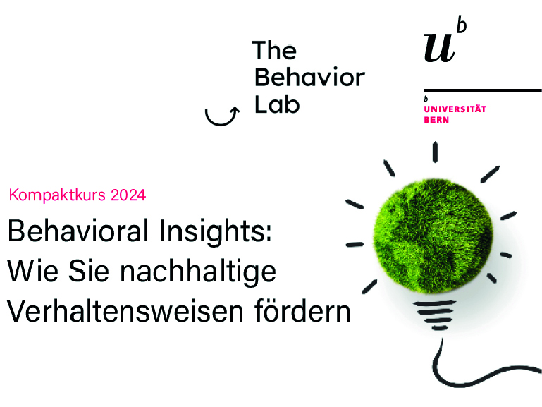 Glühbirne mit der Erde, Titel des Kompaktkurses "Behavioral Insights"