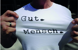 T-Shirt mit Aufschrift "Gutmensch"