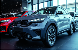 Foto eines neuen SUV